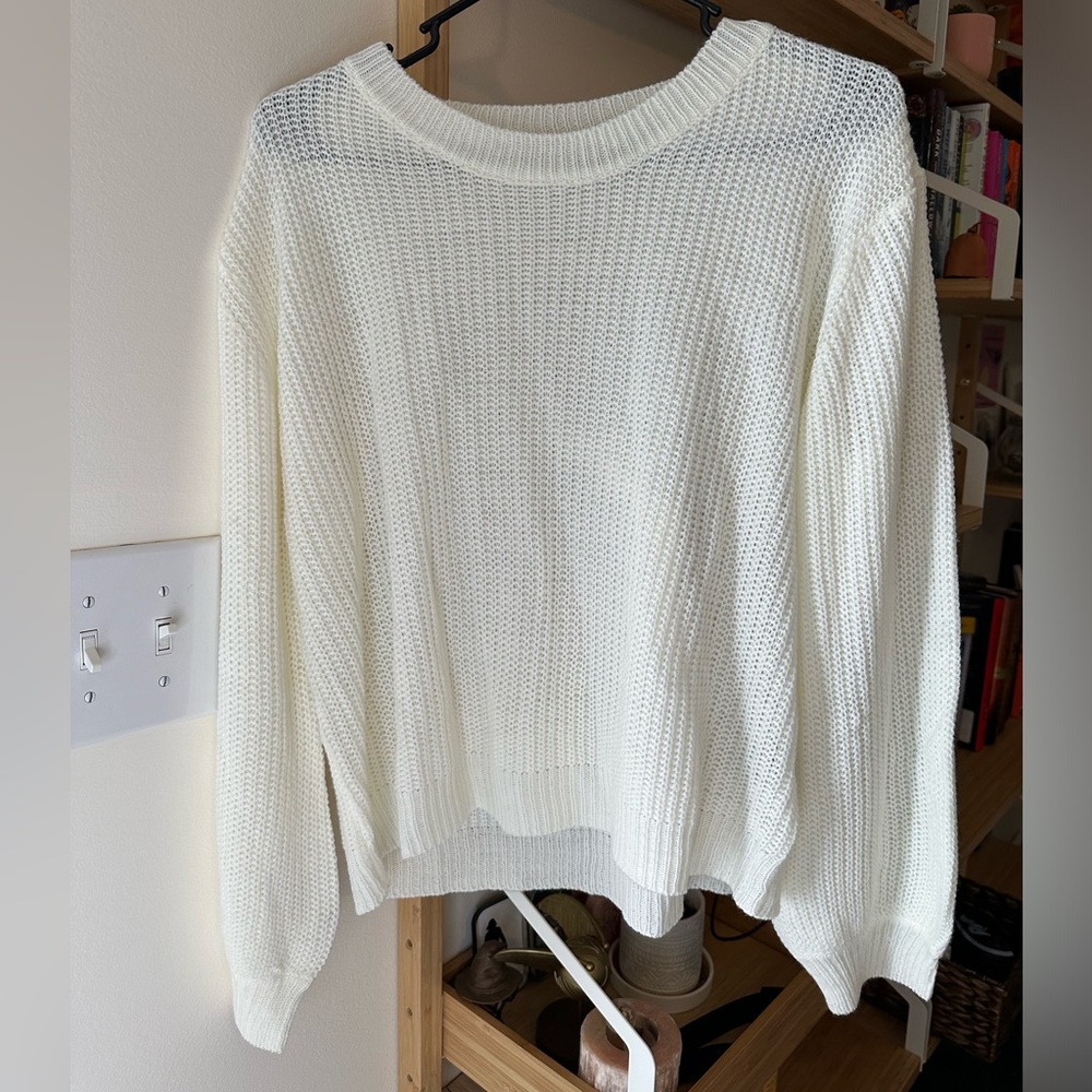 Never worn white sweater